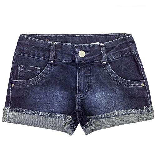 Shorts PopStar Barra Dobrada Jeans - UNICA - 10