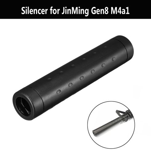 Tudo sobre 'Silencer Silenciador para Jinming Gen8 M4a1 Gel Bola Blaster Toy'