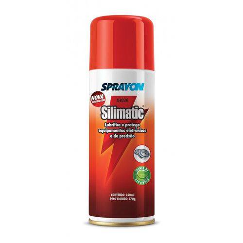 Tudo sobre 'Silicone Aerossol Silimatic 250ml Sprayon'