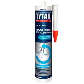 Silicone para Banheiros e Cozinhas Branco 280G-Tytan-40742