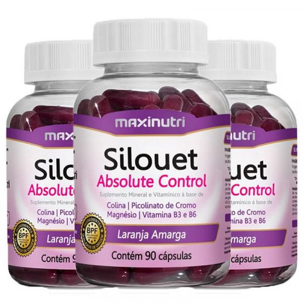 Silouet Absolute Control - 3 Unidades de 90 Cápsulas - Maxinutri