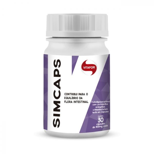 SIMCAPS 30 Capsulas 400 Mg - VitaFor - Probiotico em Capsulas