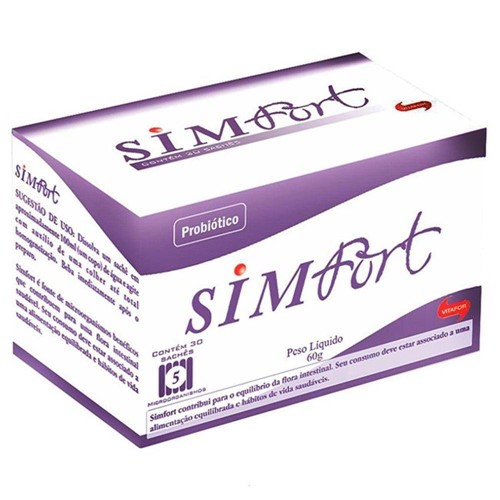Simfort Mix De Probióticos Vitafor 30 Saches De 2g no Shoptime