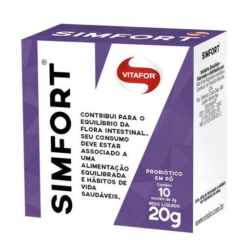 Simfort - Probiótico 10 Sachês 2 Grs.