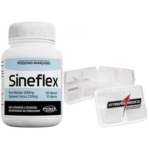 Sineflex 150 Cáps C/ Porta Cápsula - Power Supplements
