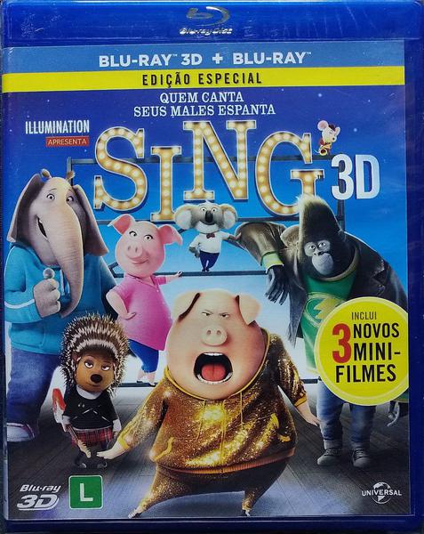 Sing - Quem Canta Seus Males Espanta (Blu-Ray 3D + Blu-Ray) - Universal