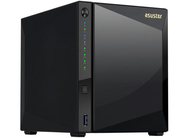 Sistema de Backup NAS Asustor AS4004T Marvell Dual Core 1.6GHZ 2GB DDR4 Torre 04 Baias