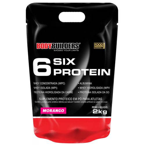 Tudo sobre 'Six Protein Refil 2Kg Morango - Bodybuilders'
