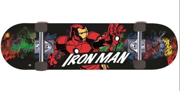 Skate DTC Marvel Homem de Ferro - Preto