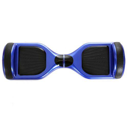 Skate Elétrico Hoverboard 6.5'' Azul com Bluetooth com Led Frontal e Lateral