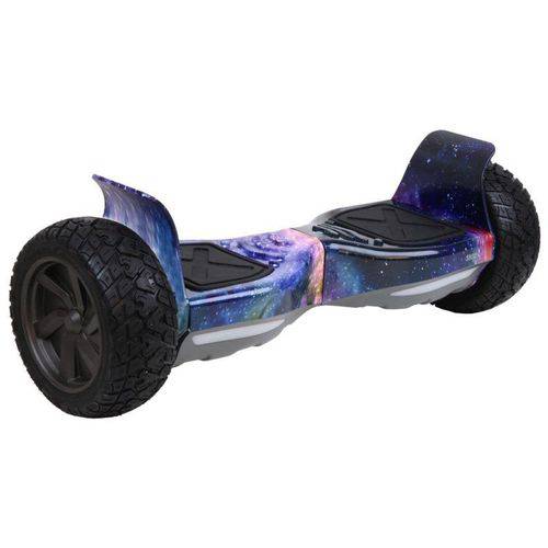 Skate Elétrico Hoverboard 8,5" Estrelas com LED e Bluetooth - Foston