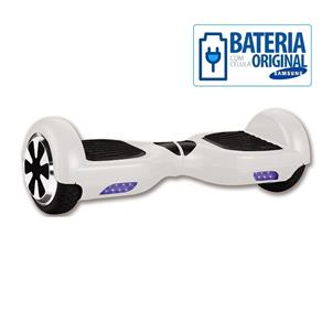 Skate Elétrico Scooter Smart Balance 6,5" Mymax Branco - Bateria Samsung