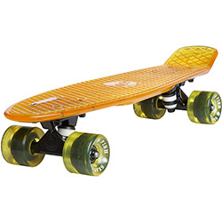 Skate Fish Skateboards Cruiser Amarelo Transparente 22'