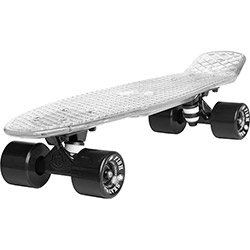 Skate Fish Skateboards Cruiser Branco Transparente 22''