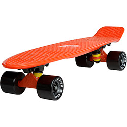 Skate Fish Skateboards Cruiser Laranja e Preto 22''