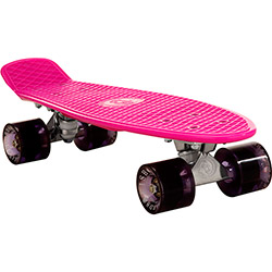 Skate Fish Skateboards Cruiser Lilás e Transparente 22''