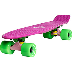 Skate Fish Skateboards Cruiser Lilás e Verde 22''