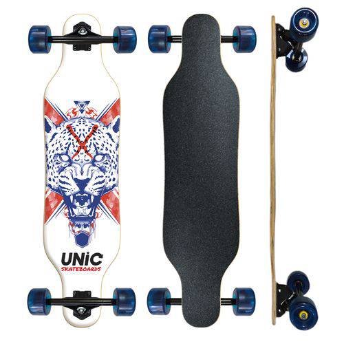 Tudo sobre 'Skate Longboard Completo Unic - Tiger X'