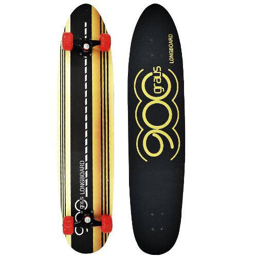 Skate Longboard Cruiser Vermelho 900 Graus