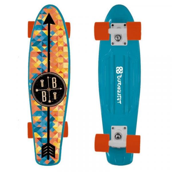 Skate Mini Cruiser Atrio Bob Burnquist Azul - ES093 - Multilaser