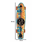 Skate Mini Cruiser Atrio Bob Burnquist Azul - Es093