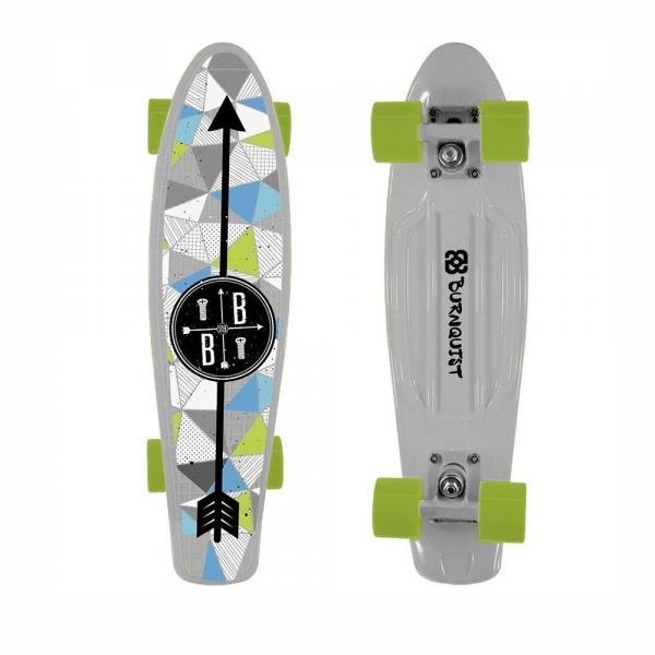 Skate Mini Cruiser Atrio Bob Burnquist Branco - ES091