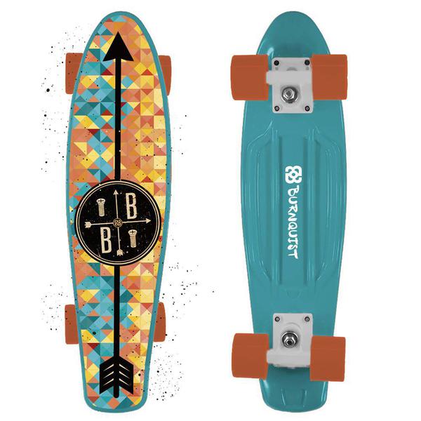 Skate Mini Cruiser Bob Burnquist Azul - Atrio