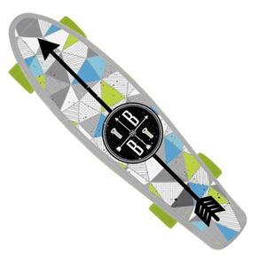 Skate Mini Cruiser Bob Burnquist Branco - Atrio