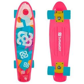 Skate Mini Cruiser Bob Burnquist Es092 Rosa - Multilaser