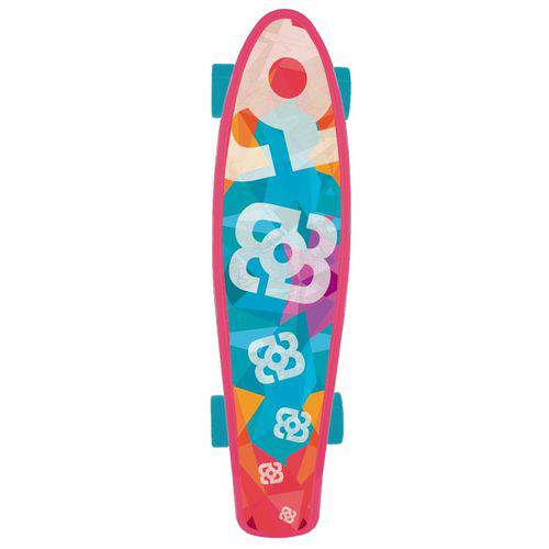 Skate Mini Cruiser Bob Burnquist Rosa ES092 Átrio