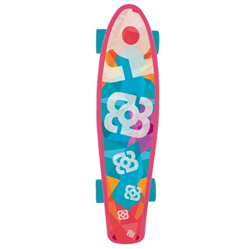 Skate Mini Cruiser Bob Burnquist Rosa Es092 Átrio