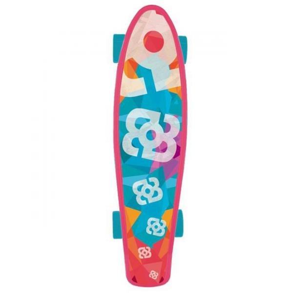 Skate Mini Cruiser Bob Burnquist Rosa ES092 Átrio