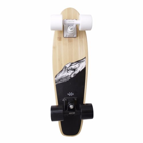 Tudo sobre 'Skate Mini Cruiser Penny Kronik Bambu Long Hands Profissional'