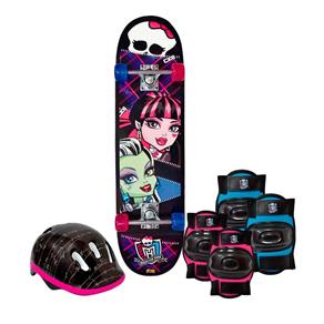 Skate Monster High com Kit de Segurança 7621-5 Fun