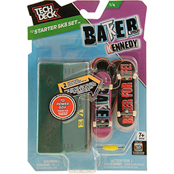 Tudo sobre 'Skate Pack Tech Deck Starter BakeTker Kennedy - Multikids'
