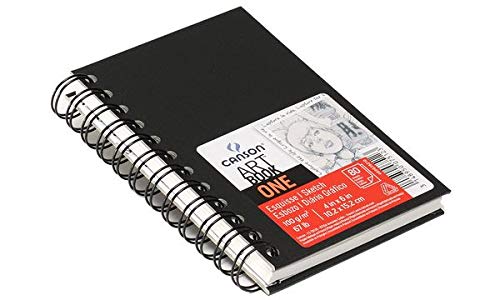 Sketchbook - Bloco Canson One - com Espiral 100g/m² A5 (14cm X 21,6cm)