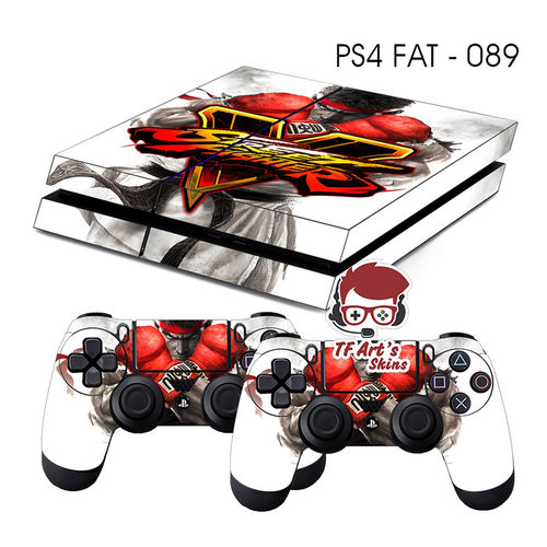 Skin PS4 Fat Ryu Street Fighter