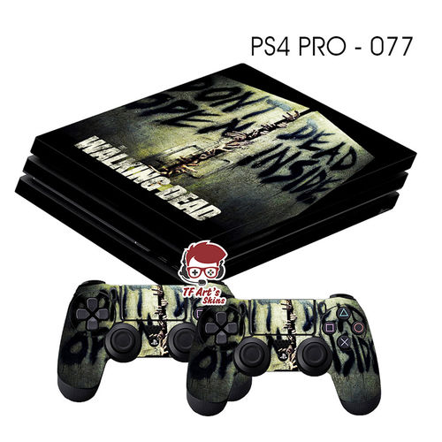 Skin PS4 Pro The Walking Dead