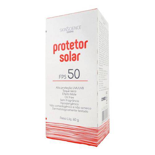 Tudo sobre 'Skinscience Protetor Solar Fps50 - Skinscience'