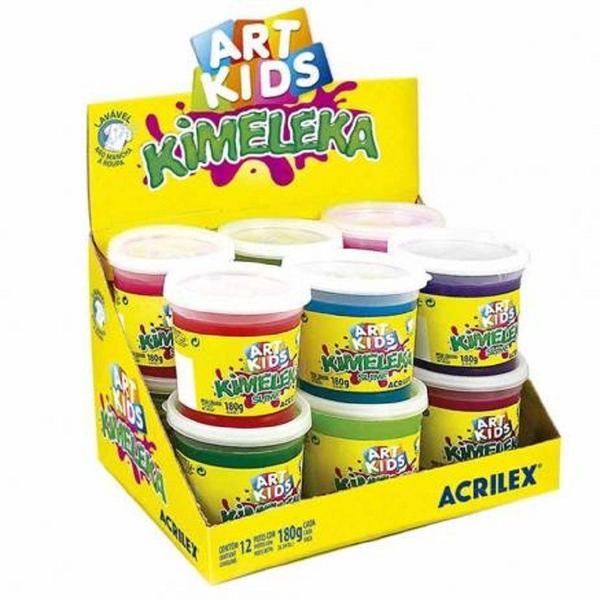 Slime Art Kids ( Acrilex ) Kimeleka 10 Unidades