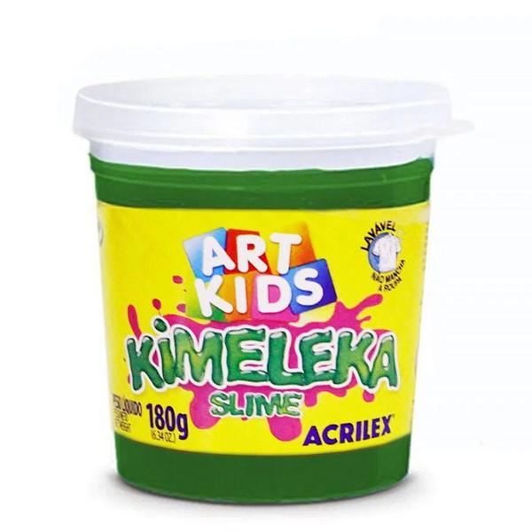 Slime Kimeleka Art Kids Acrilex Verde 180g