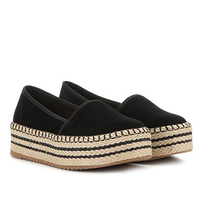 Slip On Beira Rio Flatform Corda Feminino