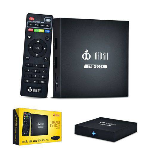 Smart 4K / HDMI / Wi-Fi MEMORIA 2GB+16GB FLASH TVB-906X-Infokit