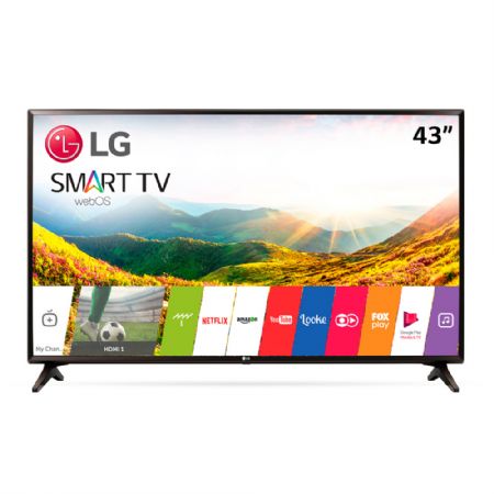 Smart TV 43" Full HD LG, Preta, 43LJ551C, Wi-Fi, USB