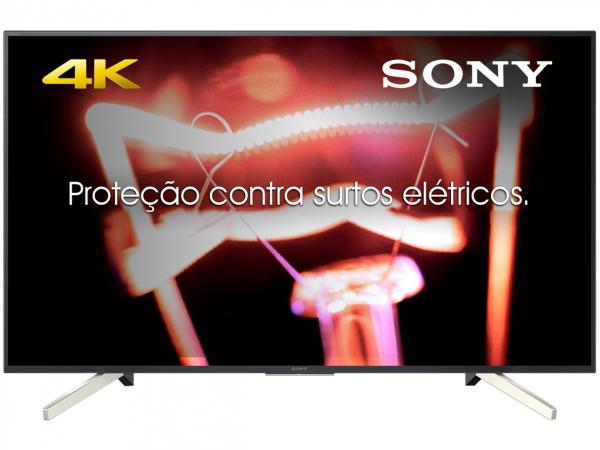 Smart TV 4K LED 49” Sony KD-49X755F Android - Wi-Fi HDR Conversor Digital 4 HDMI 3 USB