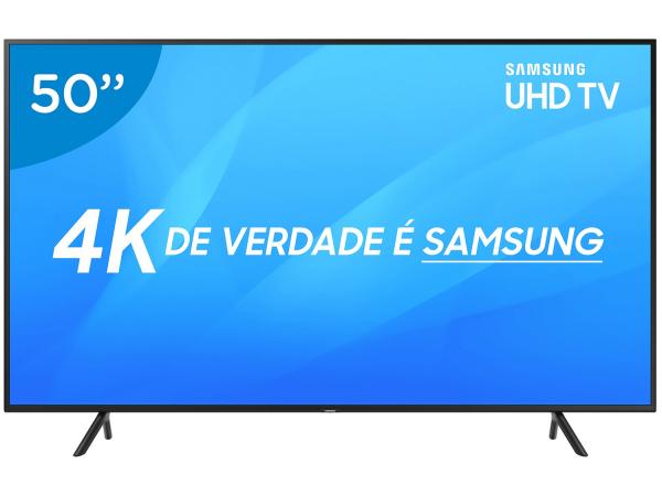 Smart TV 4K LED 50” Samsung NU7100 Wi-Fi - Conversor Digital 3 HDMI 2 USB
