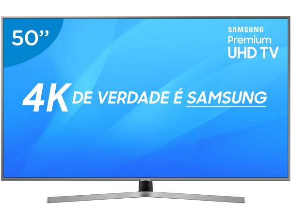 Smart TV 4K LED 50” Samsung NU7400 Wi-Fi - Conversor Digital 3 HDMI 2 USB