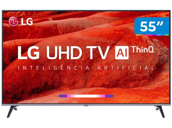 Tudo sobre 'Smart TV 4K LED 55” LG 55UM7520PSB Wi-Fi HDR - Inteligência Artificial 4 HDMI 2 USB'