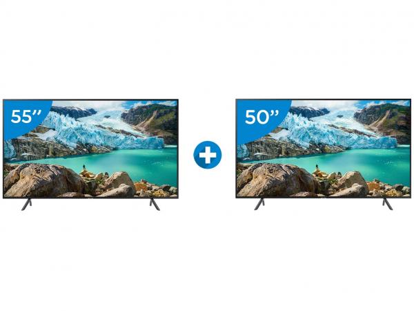 Tudo sobre 'Smart TV 4K LED 55” Samsung UN55RU7100GXZD - Wi-Fi Conversor Digital + Smart TV 4K LED 50”'