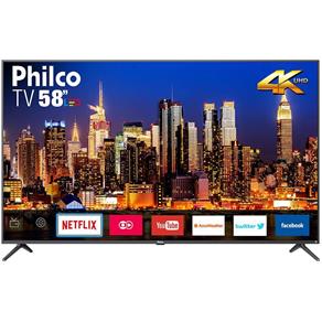 Smart TV 4K LED 58" Philco PTV58F60SN, Dolby Audio, 3 HDMI, 2 USB, 60Hz